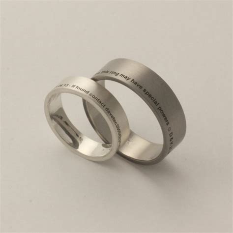 The wedding ring is a timeless symbol of the union between husband and wife. Wedding Ring Engraving Ideas - Stonechat Jewellers
