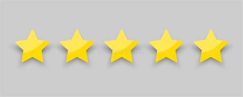 Star Rating Flat Illustration With Gold Star Rating Vector