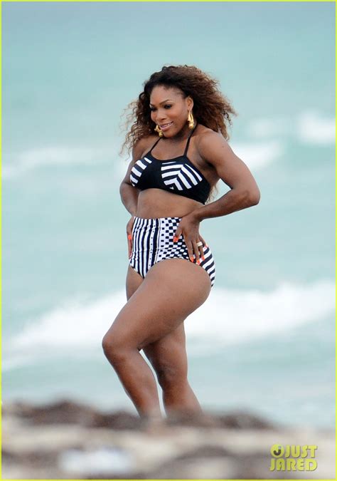 Serena Williams Bikini Beach Photo Shoot Photo Bikini