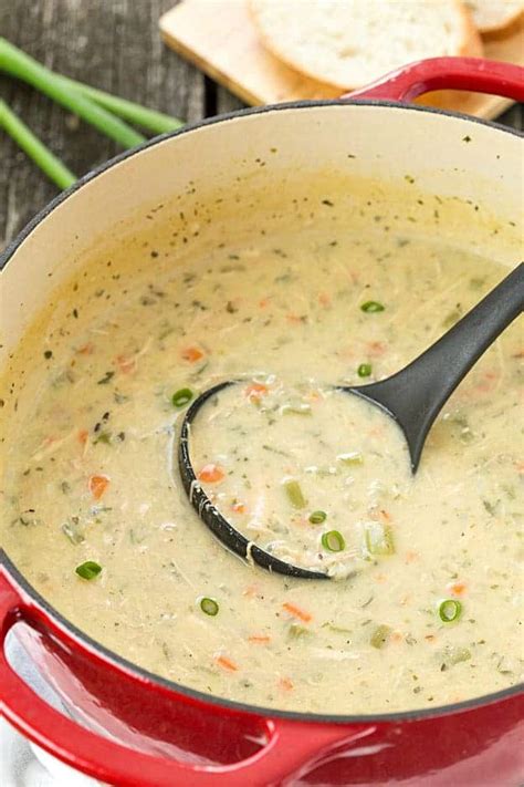 Panera bread cream of chicken and wild rice soup copycat. Copycat Panera Chicken and Wild Rice Soup - Gal on a Mission