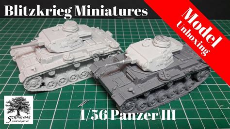 Unboxing And Review Of Blitzkrieg Miniatures Th Panzer Iii Model My