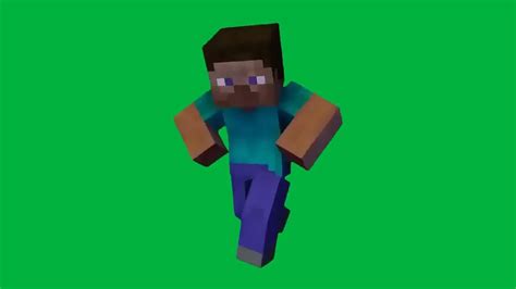 Minecraft Steve Fortnite Dance Green Screen