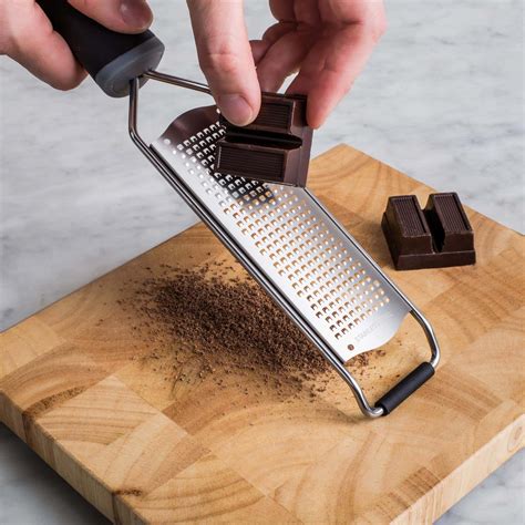 Ksp Culinary Acid Etched Hand Grater Fine Blackstainless Steel