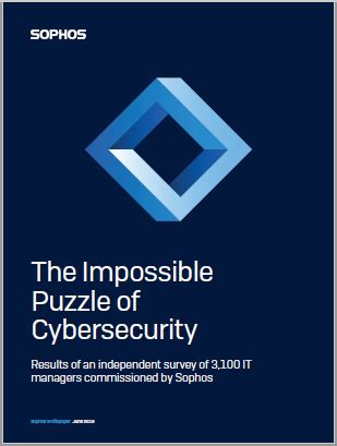 The impossible puzzle of cybersecurity. Informe 'The Impossible Puzzle of Cybersecurity' (Sophos)