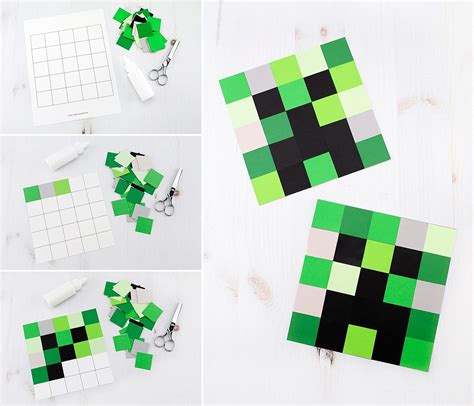 How To Make An Easy Creeper Craft For Kids Minecraft Diy Crafts