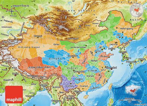 Detailed Political Map Of China Ezilon Maps Print Parts Of A Map Images