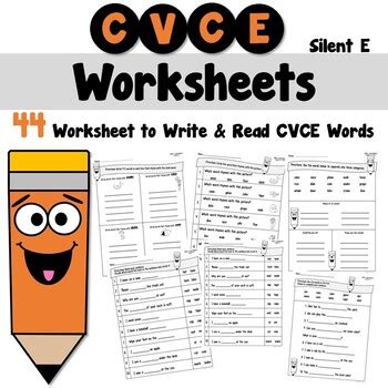 Silent e Worksheets by Teacher's Take-Out | Teachers Pay Teachers