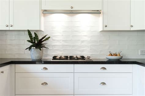 kitchen splashbacks tiled versus glass splashbacks zesta kitchens white kitchen splashback