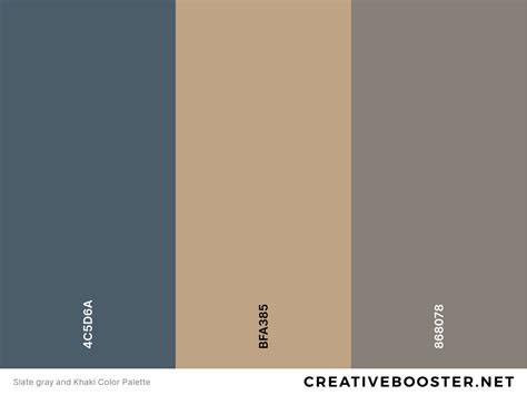 25 Best Colors That Go With Khaki Color Palettes Creativebooster