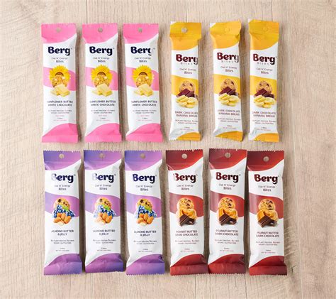 Berg Bites 60-ct Variety Pack of Oat Snack Bites - QVC.com