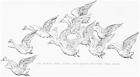 The Wild Swans -- Hans Tegner -- Fairytale Illustration | Fairytale illustration, Fairytale art ...
