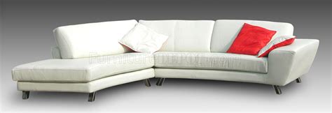 White fabric right sectional sofa metal legs article abisko modern furniture from you can sit in comfort with a slight, pleasant resilience thanks to the elastic weave in the bottom and high resilience foam in the seat cushions. White Full Leather Modern Sectional Sofa w/Chrome Metal Legs