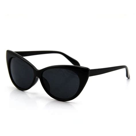 cat eye sunglasses black retro rockabilly pin up 50 s tipped pointed chic cool ebay