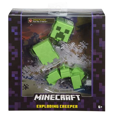 Mattel Minecraft Action Figure Exploding Creeper Shop Action Figures