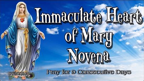 Immaculate Heart Of Mary Novena Pray For 9 Consecutive Days Youtube