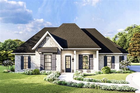 Plan 62156v Attractive One Level Home Plan With High Ceilings One