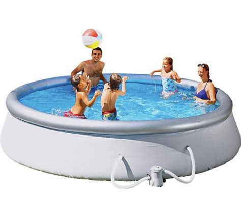 The argos family pool can change all that. Bestway Quick Up Pool Set and Cover - 10ft - 3638 Litres ...