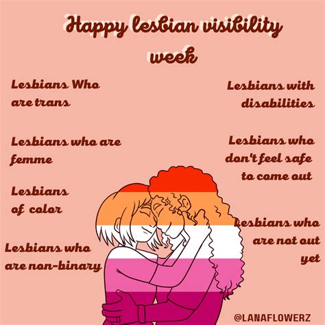 Happy Lesbian Visibility Week Rlgbt
