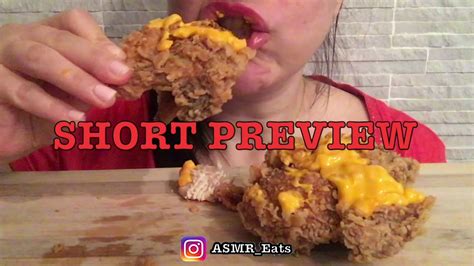 Preview Asmr Cheesy Crunchy Kfc Chicken Youtube
