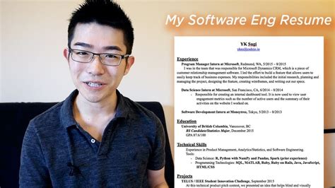 Experienced software engineer objective statements. What My Software Engineer Resume Looks Like