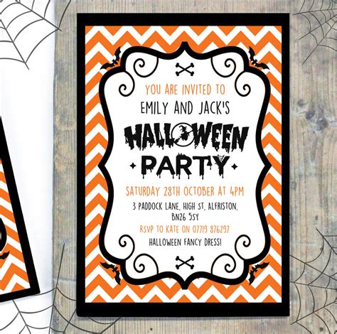 Halloween Party Invite Template