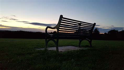 Park Bench Sunset Landscape · Free Photo On Pixabay