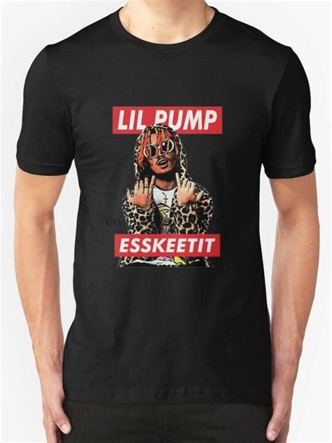 Lil Pump Esskeetit Mens Black T Shirt Aliexpress