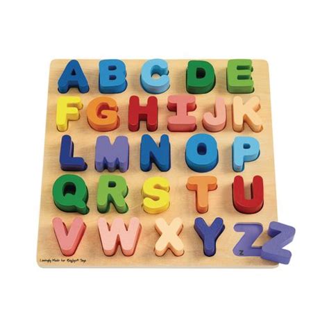 Chunky Wooden Alphabet Letter Puzzle