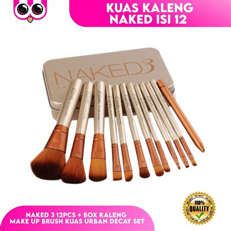 Jual Kuas Kaleng Naked Isi 12 Brush Good Quality Shopee Indonesia
