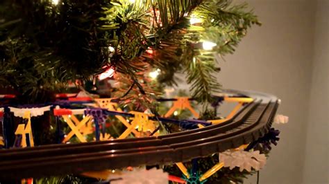 How To Build A Train In The Middle Of Your Christmas Tree Youtube