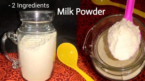 Milk Powder Home Made Milk Powder Only 2 Ingredients Easy Way To