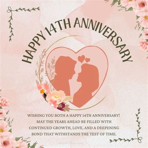 925 Best 14th Wedding Anniversary Wishes Quotes For Couples Very Wishes