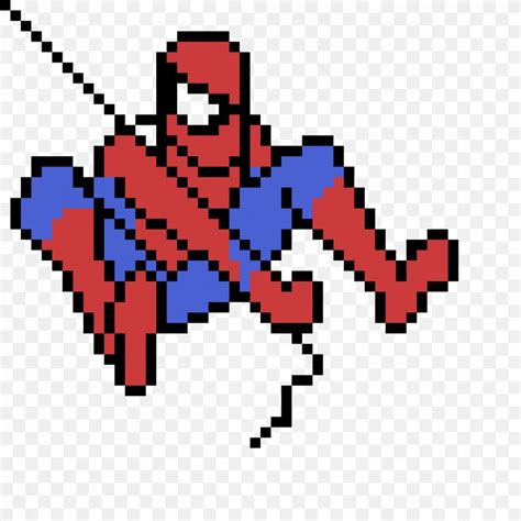 Spider Man Pixel Art Drawing Minecraft Png 1200x1200px Spiderman
