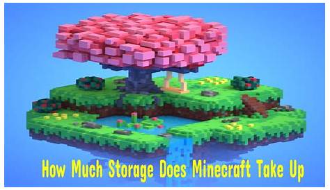 How Much Storage Does Minecraft Take Up? (Explained) - The Product View