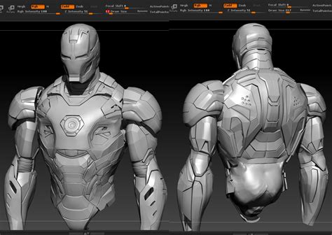 This is the iron man mark 45 3d model as seen on the movie avengers: mars . - Iron Man : Mark 45 (Avengers age of ultron)