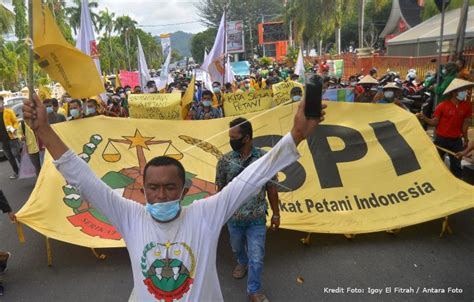 Hari Tani Nasional September Petani SPI Lakukan Aksi Massa Desak Reforma Agraria