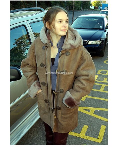 Ladies Sheepskin Duffle Coat Radford Leather Fashions Quality Leather