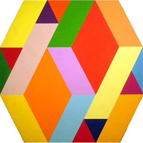 Arthur Boden Geometric Optical Art Acrylic Painting