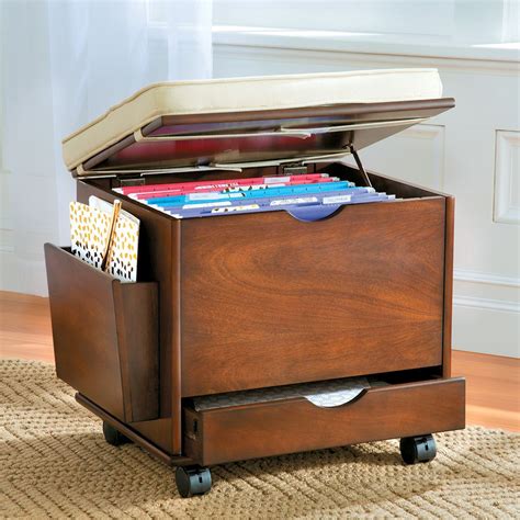It's fun to try new things and reuse items available to you. This file cabinet seat not only provides storage, it gives ...
