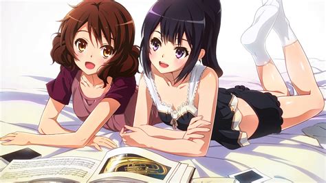 Desktop Wallpaper Reina Kousaka Kumiko Oumae Hibike Euphonium Anime Girls Friends Hd Image