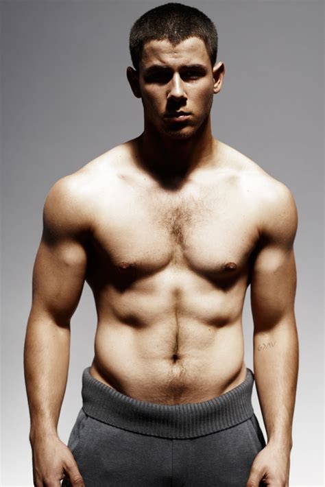Nick Jonas Poses Shirtless Again Reveals How He Obtained Rock Hard