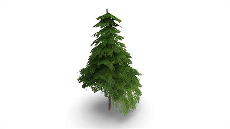 Tree Pine Low Poly Buy Royalty Free 3d Model By Onisproject
