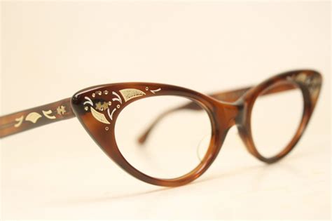 Unused Tortoise Gold Cat Eye Glasses Nos Cat Eye Glasses Vintage