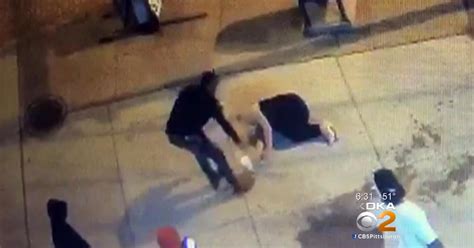 Shocking Video Woman Knocked Out Witnesses Rob And Take Selfie Instead Of Calling 911 Cbs