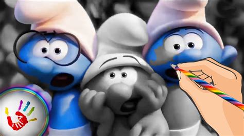 We have this nice brainy smurf coloring page for you. Smurfs Lost Village Smurf Clumsy, Grouchy Smurf and Brainy ...
