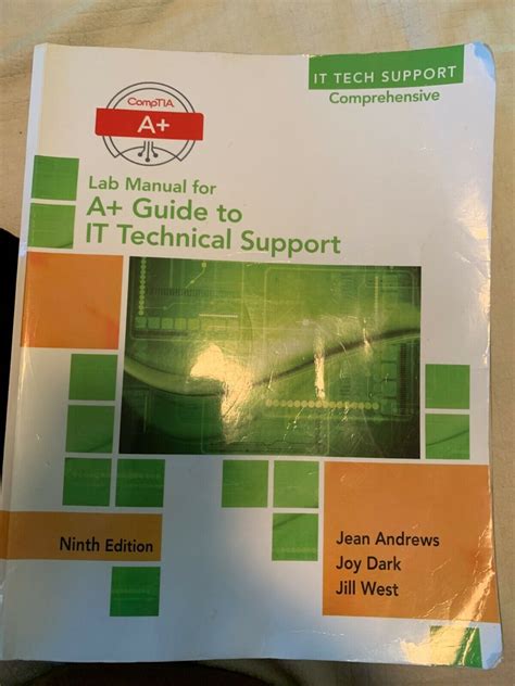 Edition , closely integrates the comptia a+ exam objectives to prepare. Lab Manuel for A Guide to IT Technical Support (9th Edition) CompTIA | Supportive, Technical ...
