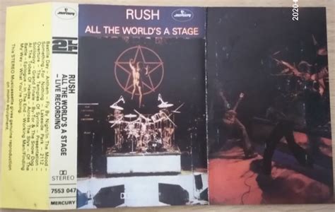 Rush All The Worlds A Stage 1976 Cassette Discogs