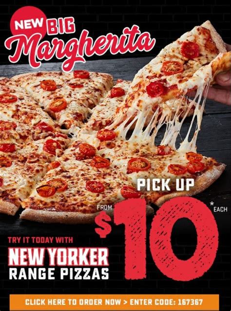 Deal Dominos 10 New Yorker Pizza Pickup Selected Stores Frugal