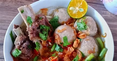 Resep Kuah Bakso Tulang Enak Dan Mudah Cookpad