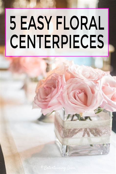 5 Simple But Elegant Pink Flower Centerpieces That Are